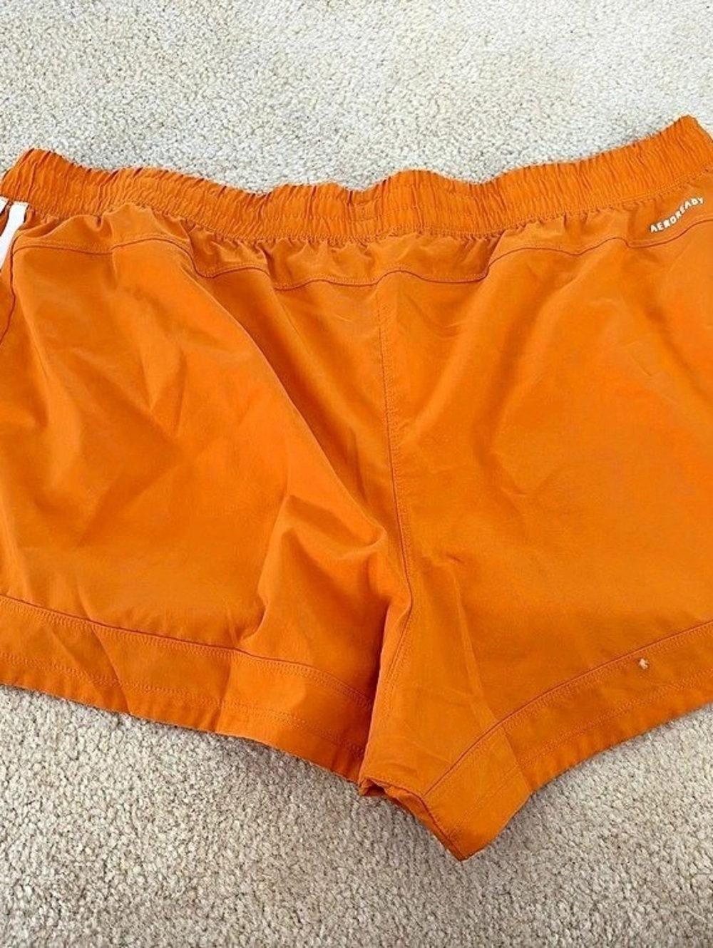 adidas Pacer 3-Stripes Woven Shorts Athletic Shorts Orange 2XL